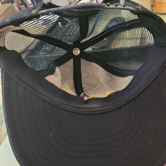 Desert Storm Persian Gulf Truckers Mesh Snapback Made In USA Navy Blue Cap Hat - Picture 3 of 3